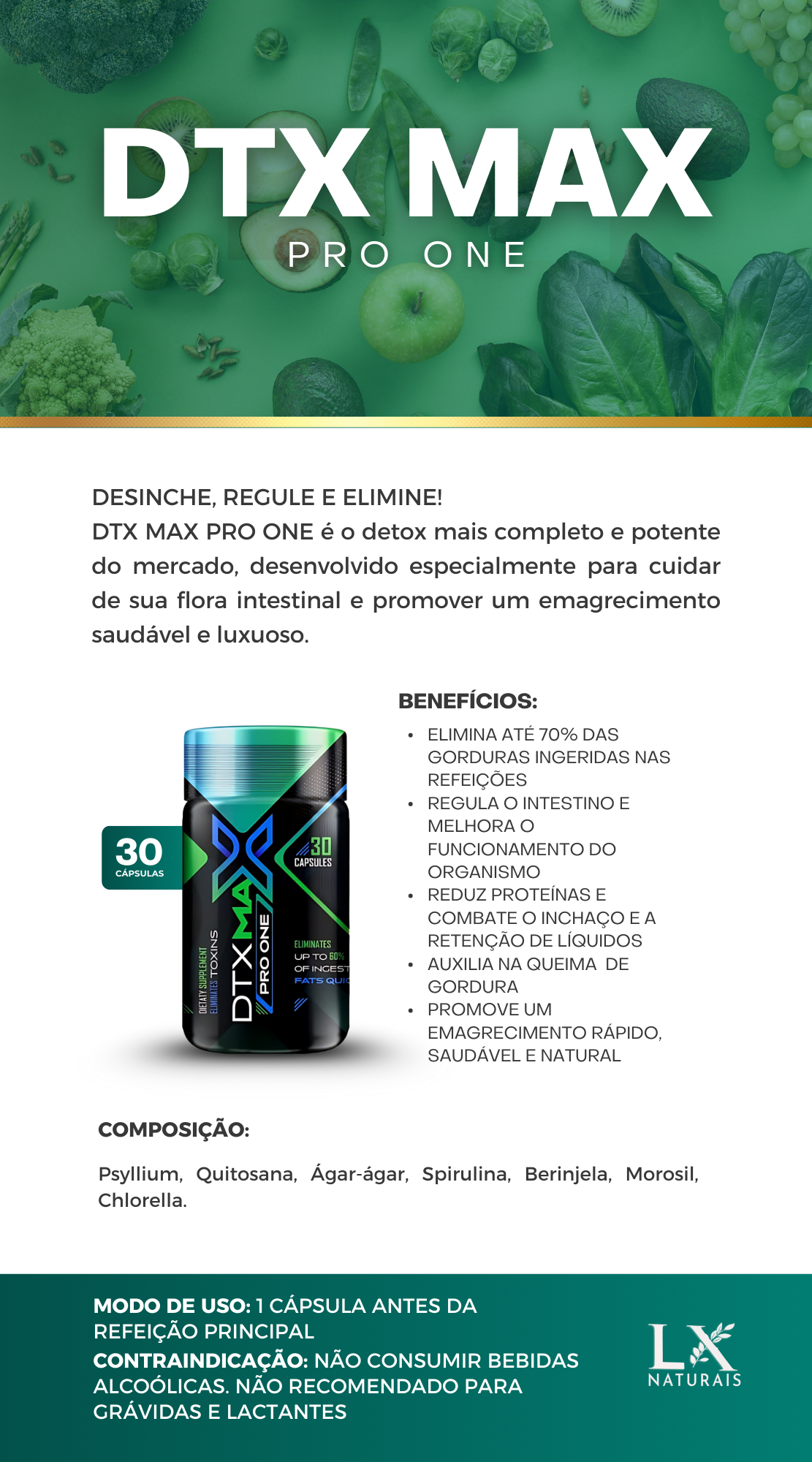 COMBO DTX MAX + FATOR 01